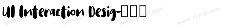 UI Interaction Desig字体转换 UI Interaction Desig字体转换